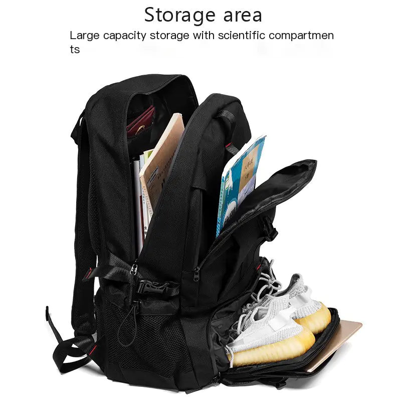 Men's Waterproof Multifunctional Laptop Backpack - 17 inch