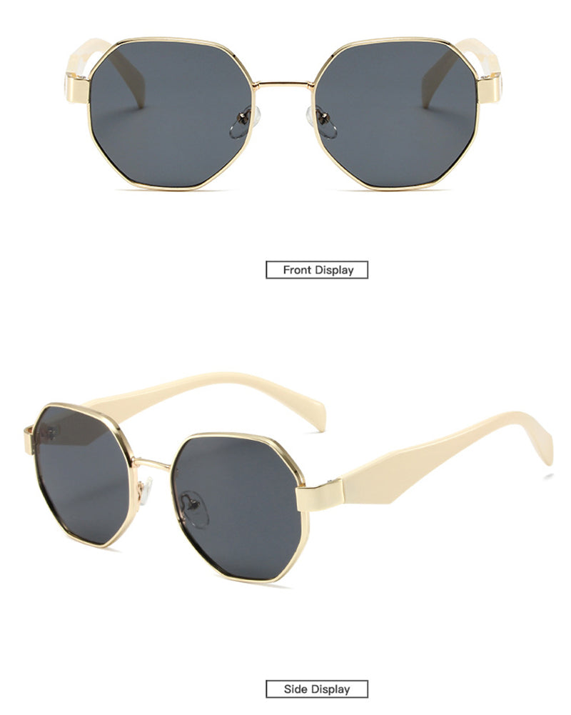 Sunglasses Round Frame Large Frame Sun Glasses Holiday Men Outdoor Cycling Fishing Sunnies Eyewear UV400