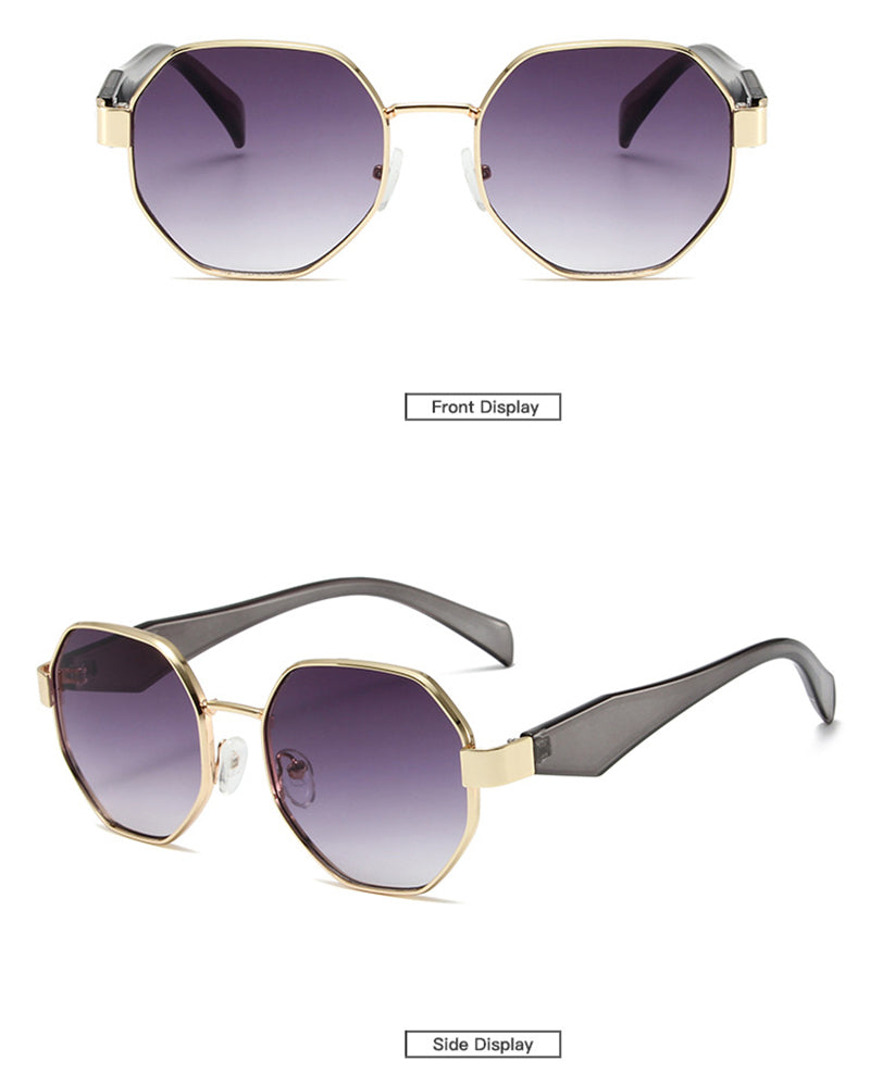 Sunglasses Round Frame Large Frame Sun Glasses Holiday Men Outdoor Cycling Fishing Sunnies Eyewear UV400
