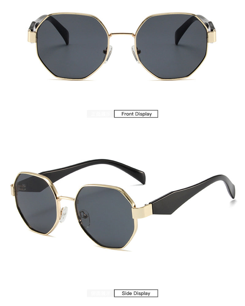 Sunglasses Round Frame Large Frame Sun Glasses Holiday Men Outdoor Cycling Fishing Sunnies Eyewear UV400