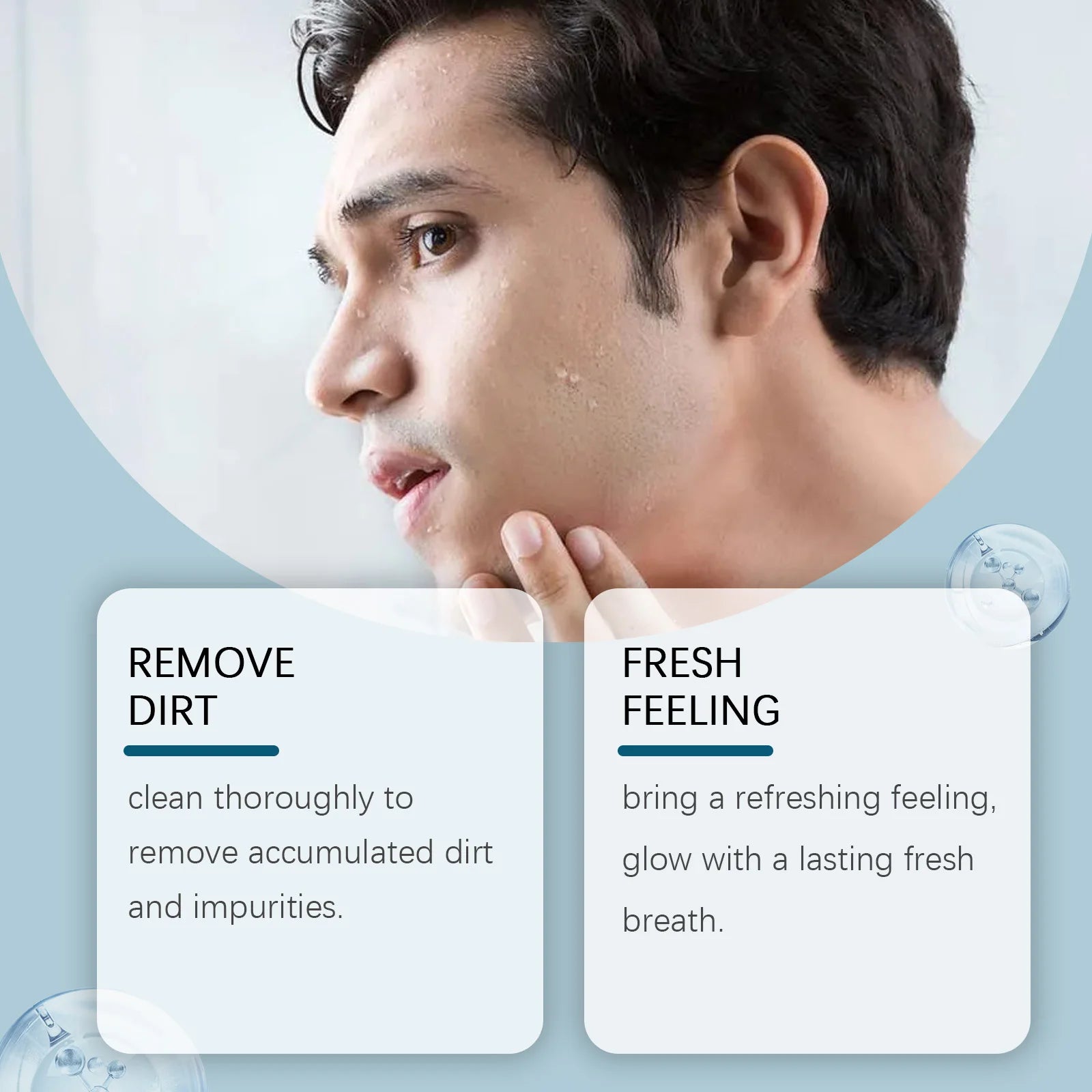 60g Exfoliating Face Wash Gel Gentle Cleaning Skin Refreshing Moisturizing Oil Control Improve Roughness Smoothing Face Cleaner