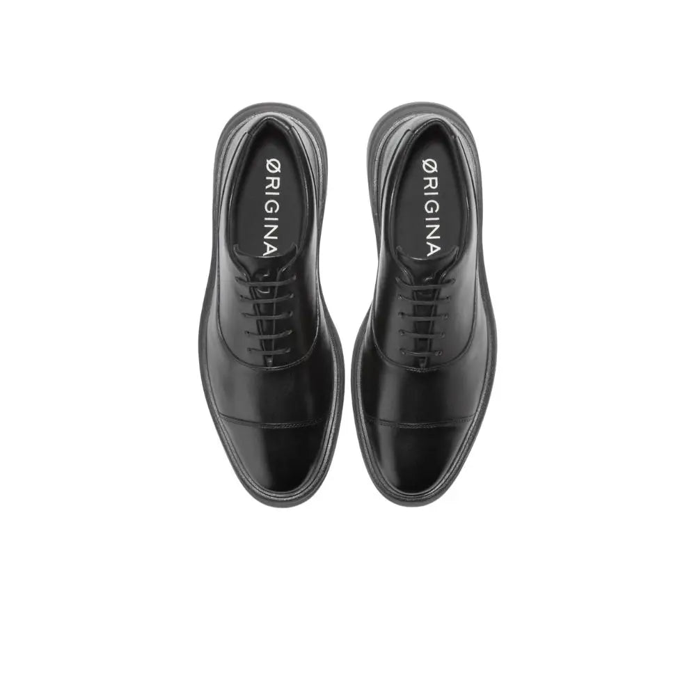 Cole Haan Men's Black Leather Shoes – Sizes 11.5, 12, 13, 14, 15, Comfortable Casual Sneakers for Men
