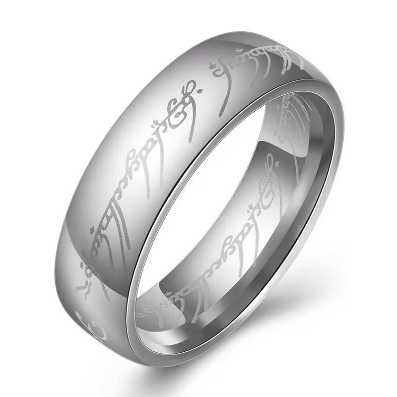 Couple Rings Set – Matching Stainless Steel Rings for Men and Women