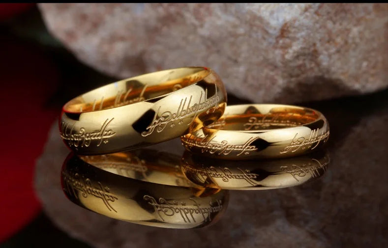 Couple Rings Set – Matching Stainless Steel Rings for Men and Women