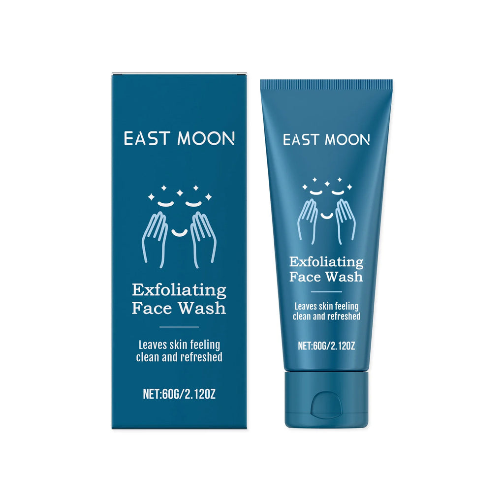 60g Exfoliating Face Wash Gel Gentle Cleaning Skin Refreshing Moisturizing Oil Control Improve Roughness Smoothing Face Cleaner