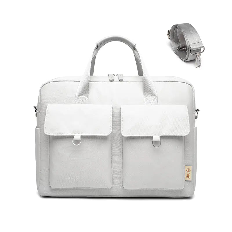 Portable Double Pocket Laptop Bag Waterproof, Shockproof & Multi-Size Computer Case