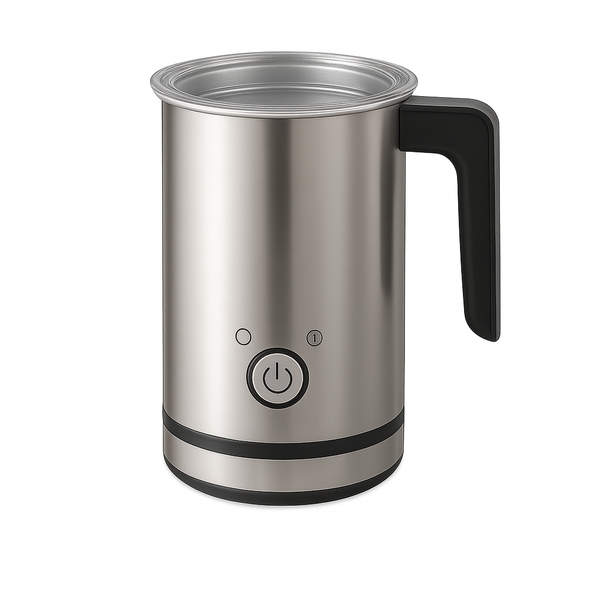 Electric Milk Frother & Steamer – Hot & Cold Foam Maker for Coffee, Latte & Cappuccino, 4-in-1 Stainless Steel Frother”
