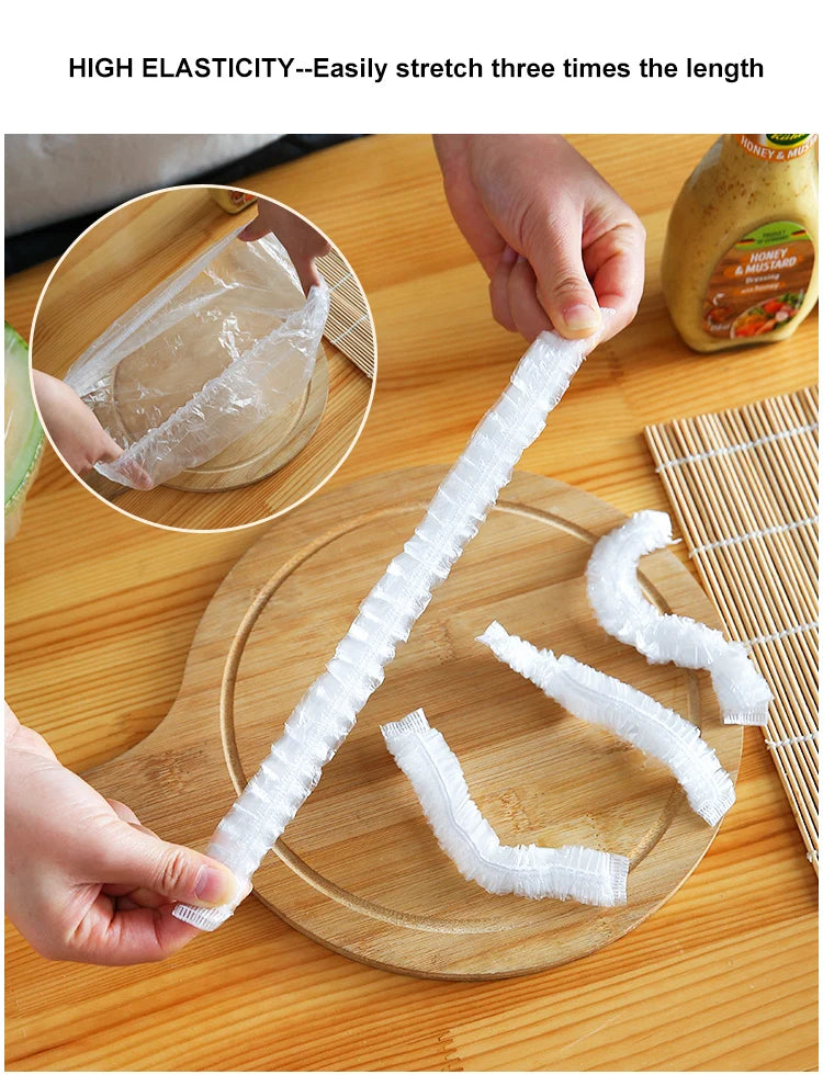 Reusable Elastic Food Covers – Stretchable Bowl and Plate Lids (Set of 6)”