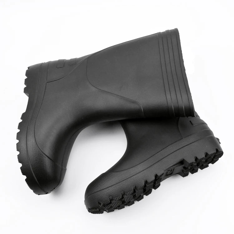 New Arrival Women's and Men's Rain Shoes for 2022 EVA Ultralight Waterproof Non-Skid and Oil-Resistant Boys and Girls Food Boots