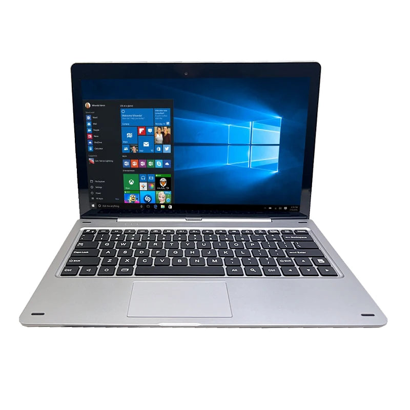 11.6'' Windows 10 Tablet PC 2GBDDR+64GB 2in1 With Docking Keyboard Z3735G CPU 1366*768 IPS Screen Quad Core G12 Dual Camera