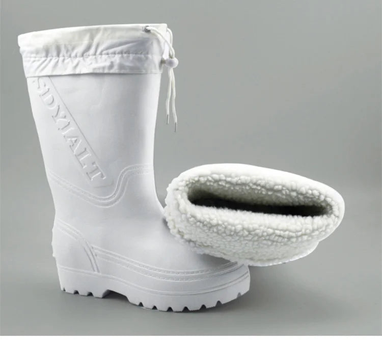 New Arrival Women's and Men's Rain Shoes for 2022 EVA Ultralight Waterproof Non-Skid and Oil-Resistant Boys and Girls Food Boots