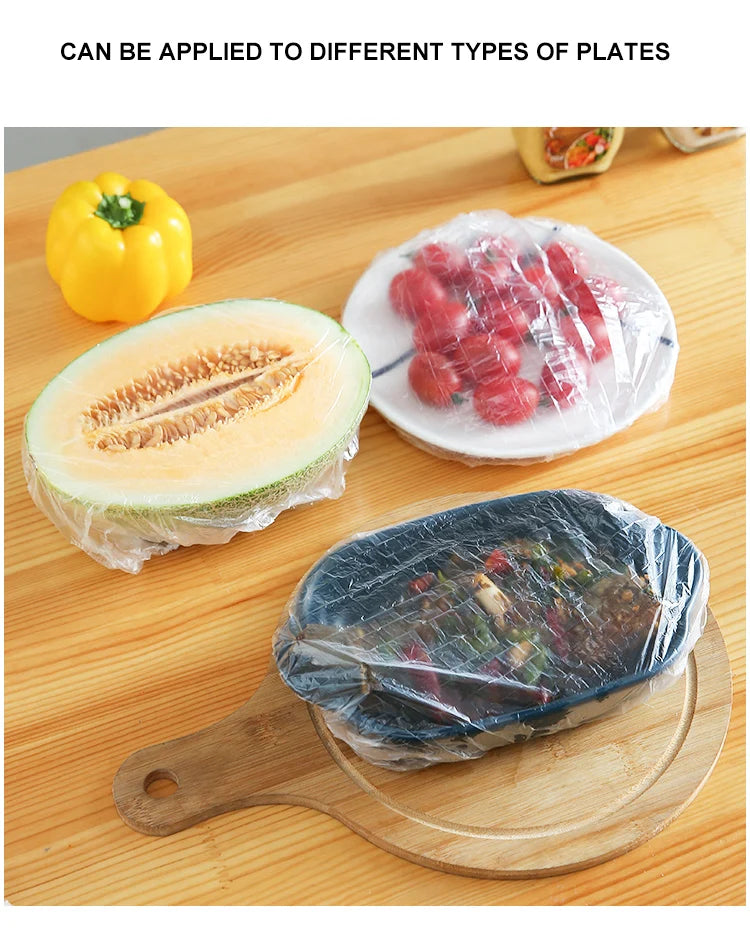 Reusable Elastic Food Covers – Stretchable Bowl and Plate Lids (Set of 6)”