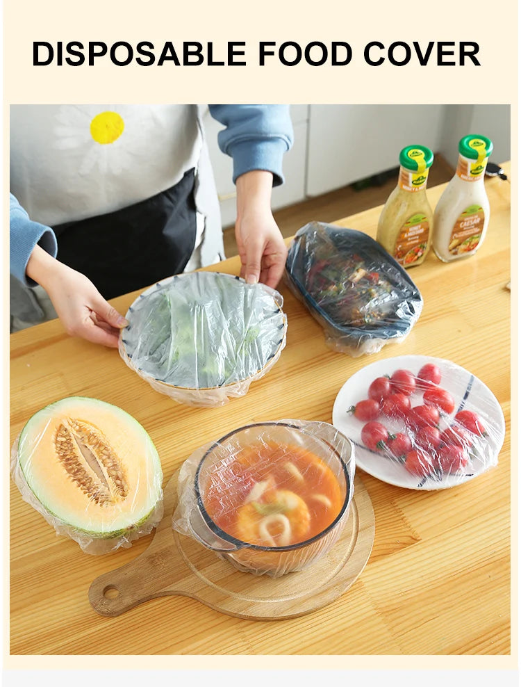 Reusable Elastic Food Covers – Stretchable Bowl and Plate Lids (Set of 6)”