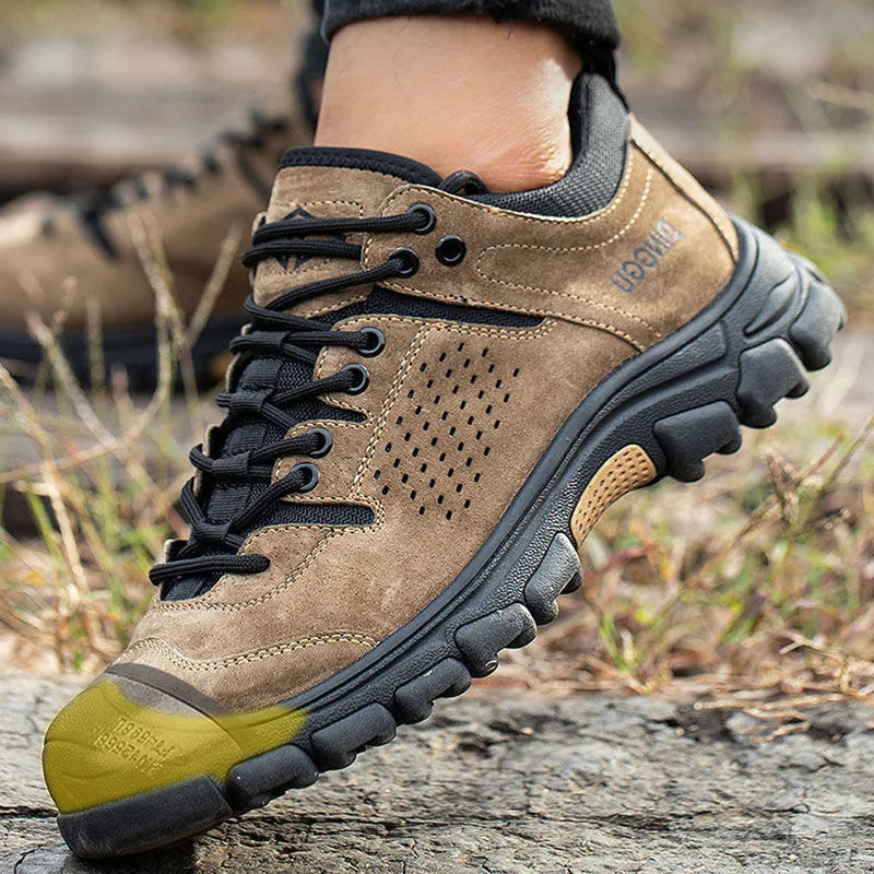 New Men Work Shoes Steel Toe Breathable Rubber Anti-Smash Construction Work Safety Boots Industrial Security Man Boots 39-44 45