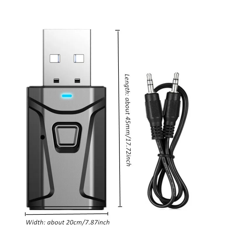 HD Noise Cancelling Sport Headphones Wireless Bluetooth Earphones with USB TV Adaptor HiFi Deep Bass Sound And Auto Pairing