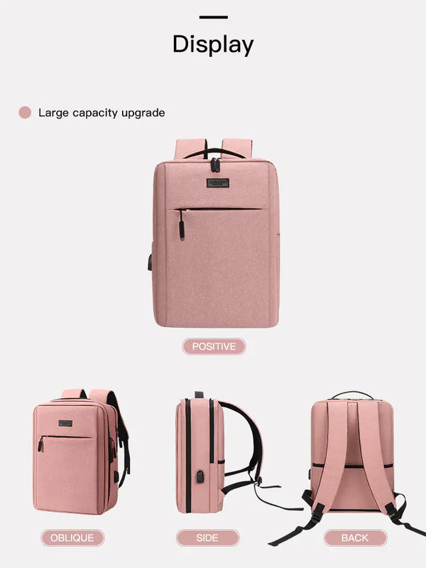 Men's Casual Travel Laptop Backpack Daypack
