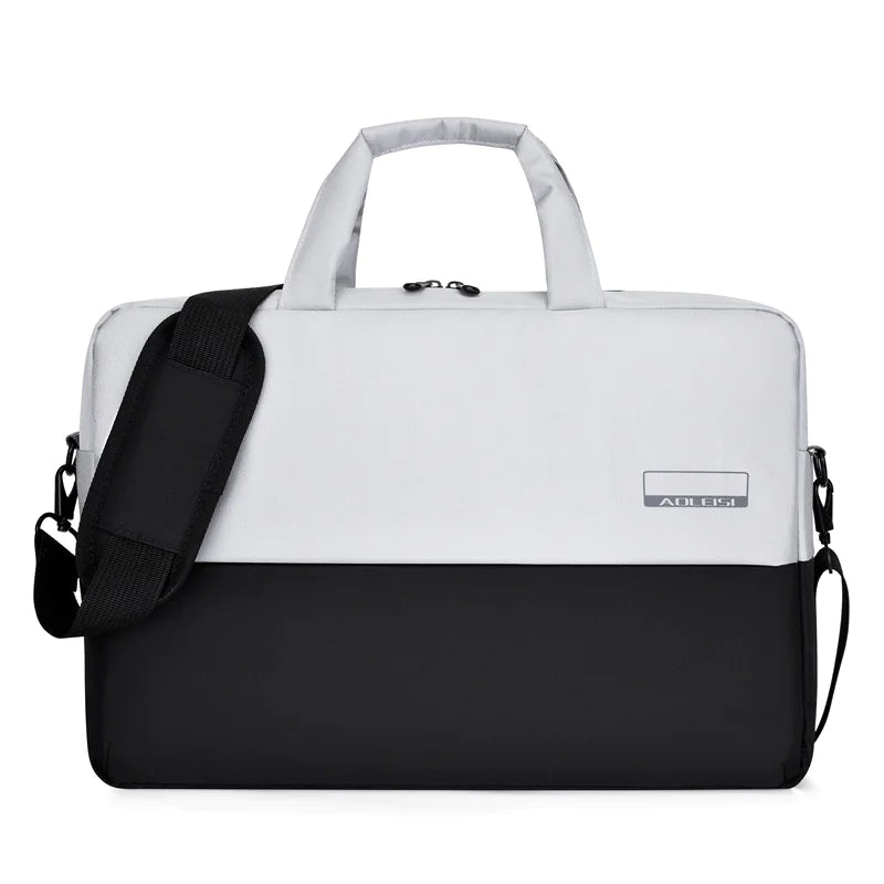 Lightweight 15.6” Water-Resistant Laptop Bag – Shock-Resistant Travel Computer Case