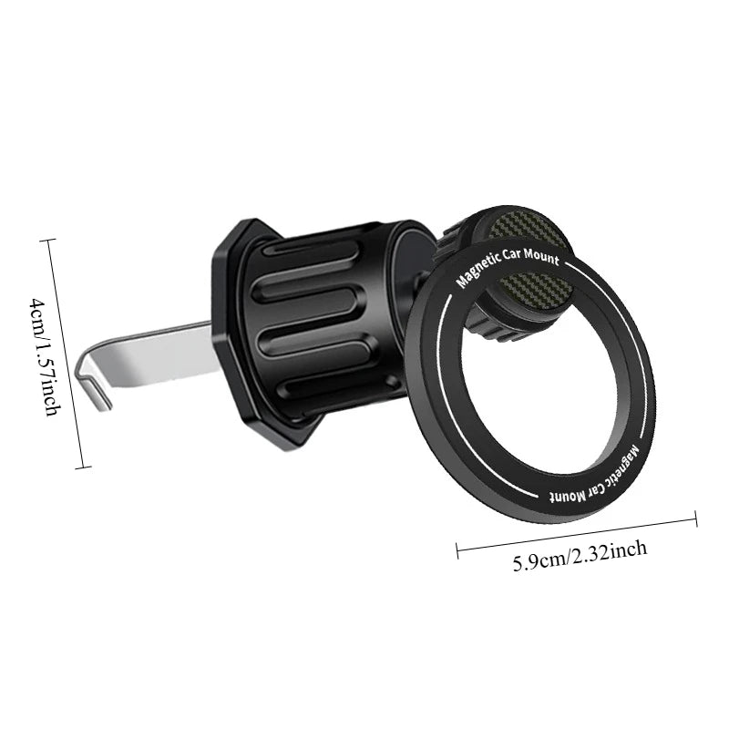 Magnetic Car Phone Mount For Air Vent Universal Adjustable Rotating Smartphone Holder Vehicle Bracket Interior Accessories