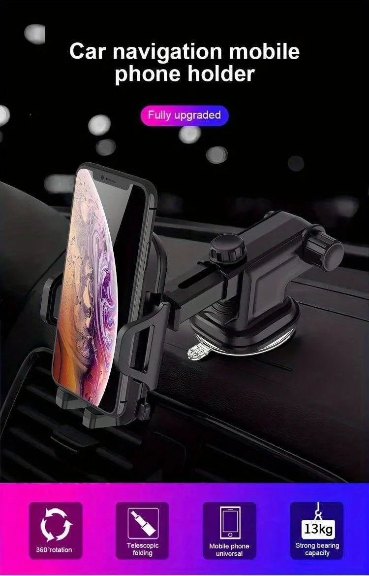 Car Phone Holder Mount Stand Suction Cup Smartphone Mobile Cell Support in Car Bracket For iPhone Xiaomi Huawei Samsung
