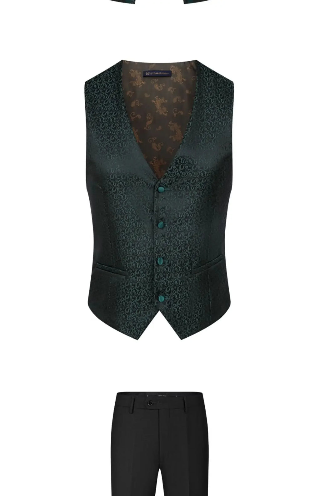 Men’s Slim-Fit Formal 3-Piece Suit Set