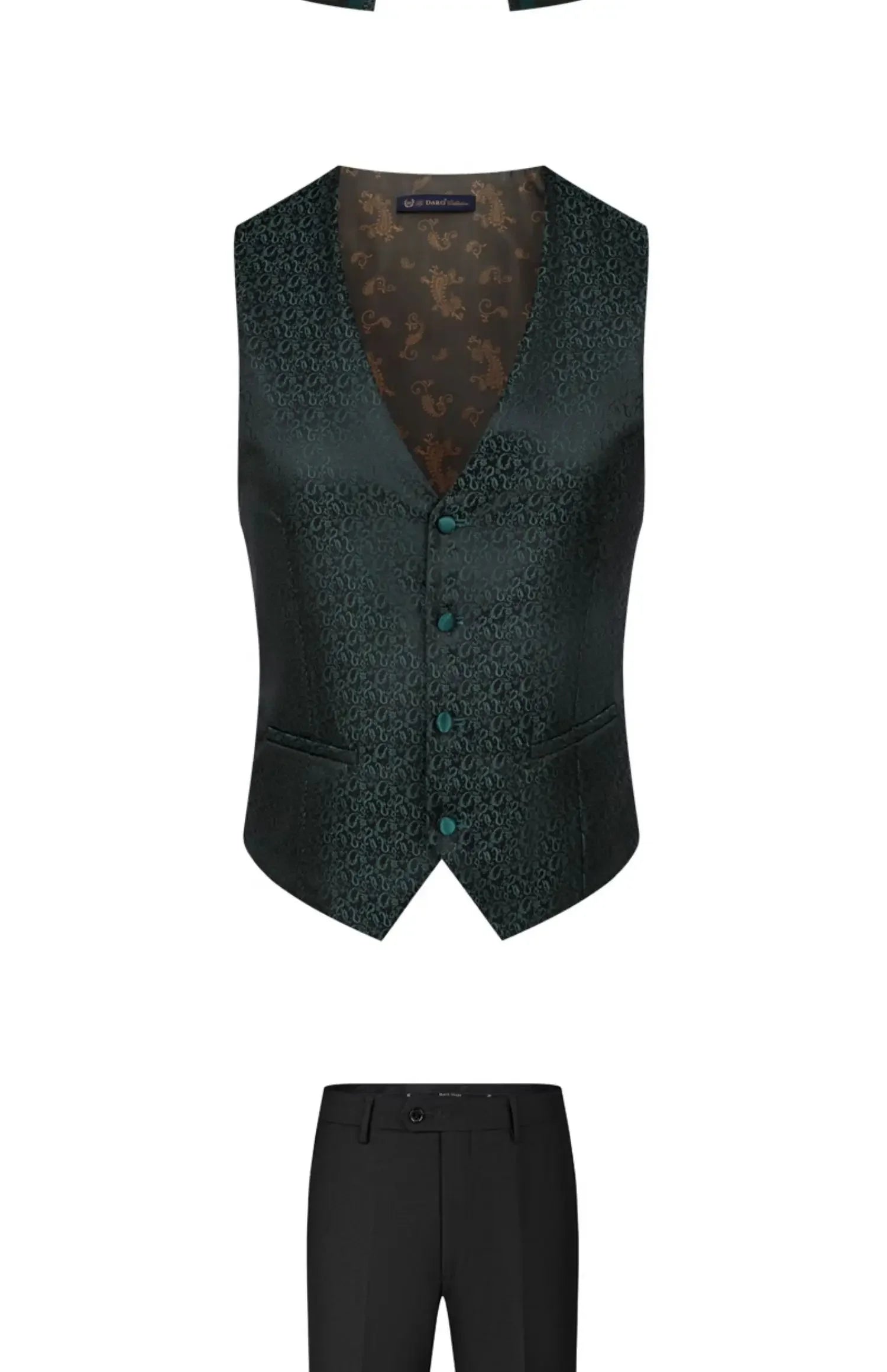Men’s Slim-Fit Formal 3-Piece Suit Set