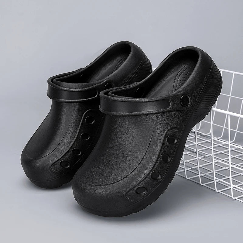 Jumpmore Kitchen Working Shoes Washing Car EVA Raining Waterproof Shoes Size 39-46