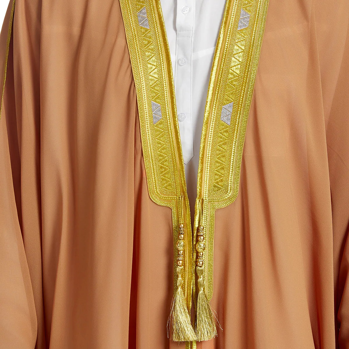 Men’s Jubba Thobe – Long Sleeve Islamic Traditional Robe