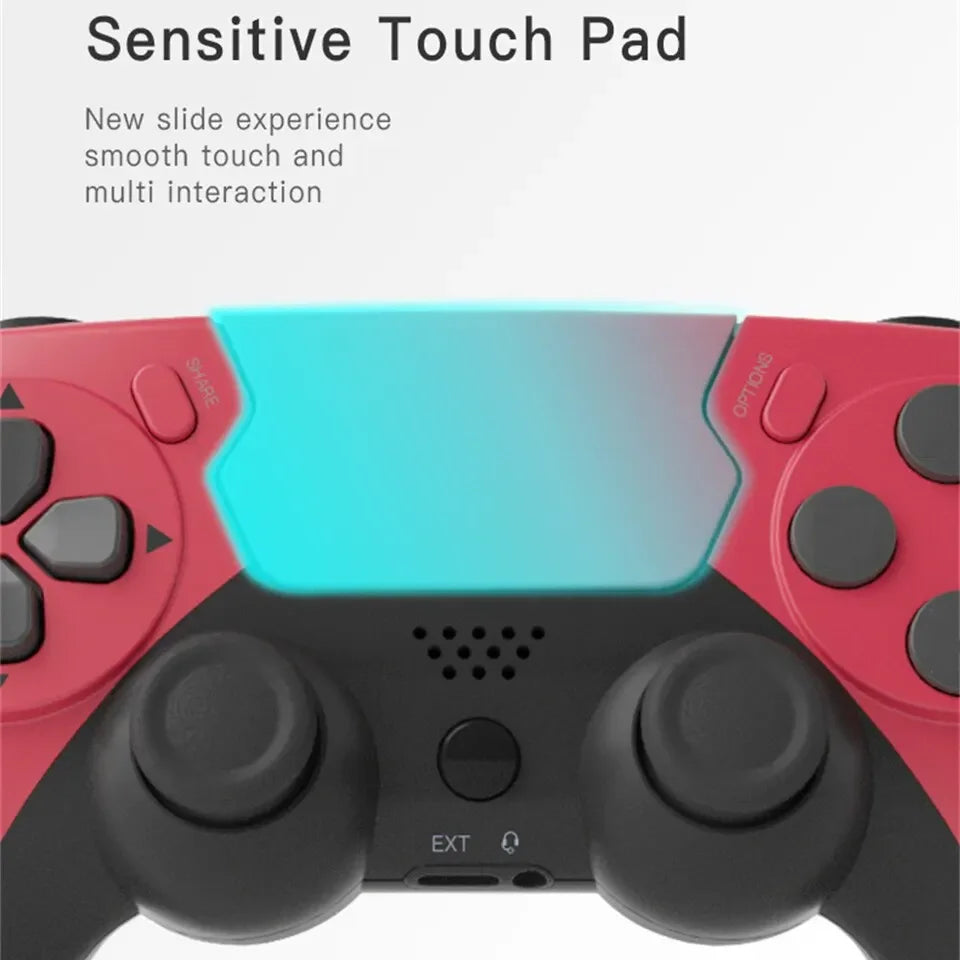 Wireless Gamepad with Six Axis Gyroscope Game Controller For PS4 PS3 Console Wins 7 8 10 Dual Vibration PC