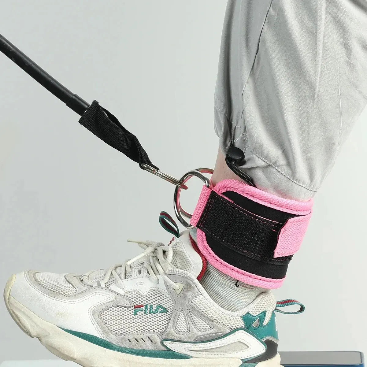 Fitness Ankle Straps Adjustable D-Ring Support Cuffs Gym Leg Strength Workouts Pulley With Buckle Sports Guard Safety Abductors