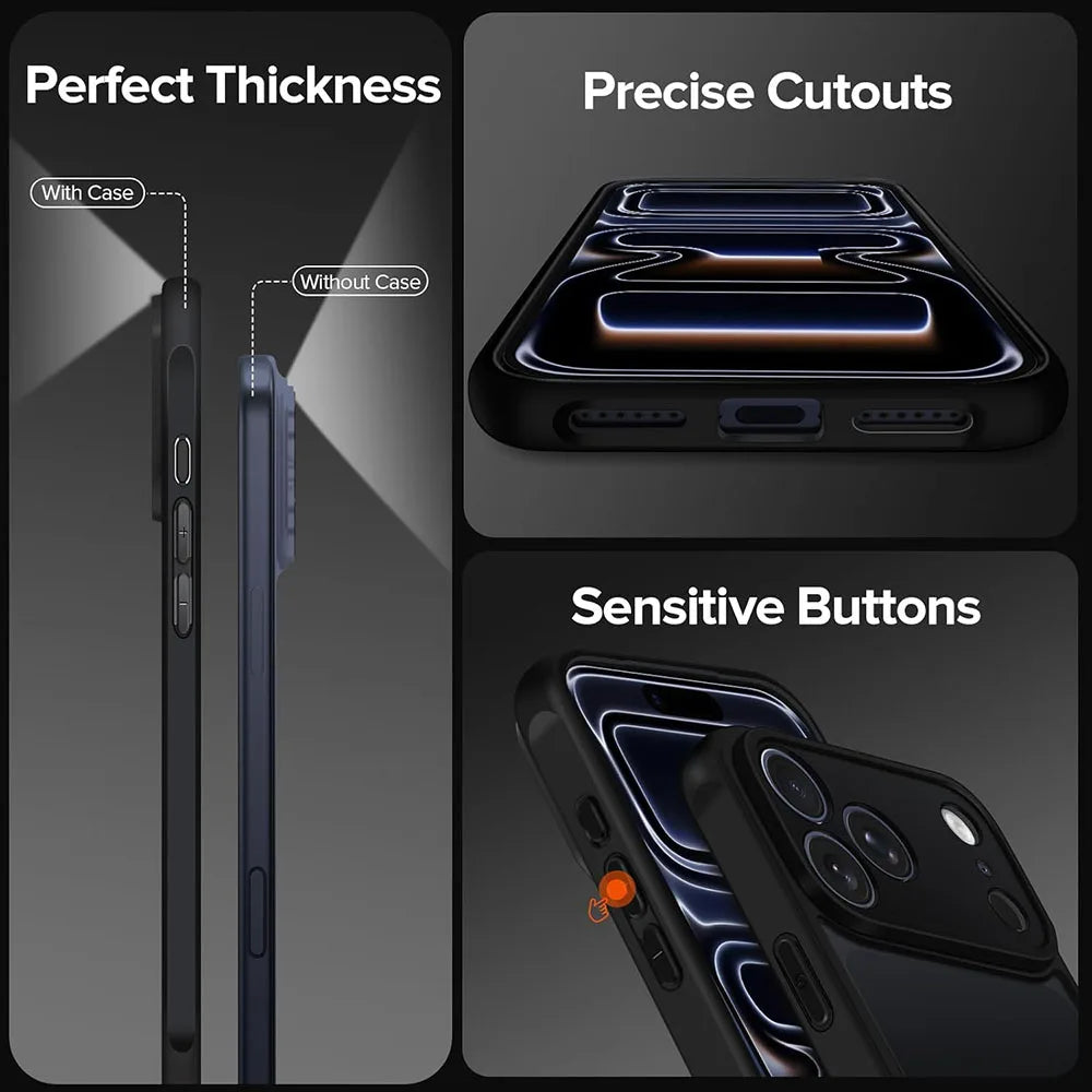 Military Grade Armor Case For iPhone 17 16 15 14 13 12 11 Pro Max Plus Air 16E Shockproof Hybrid Hard Cover Soft Shell Bumper