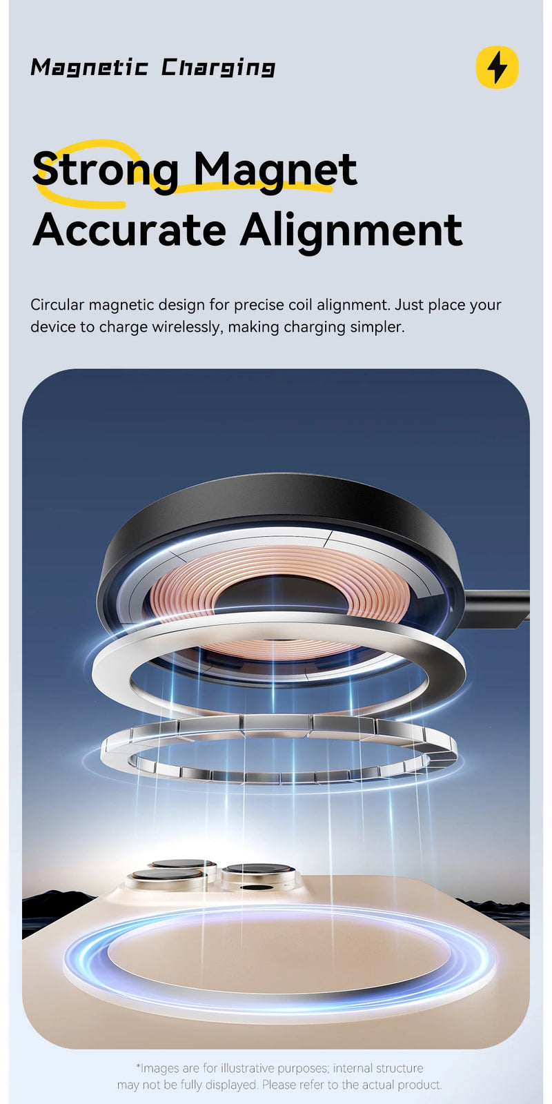 Essager Magnetic 15W Wireless Charger Fast Charging Pad Stand for iPhone 15 14  Airpods USB To Typec Phone Chargers Dock Station