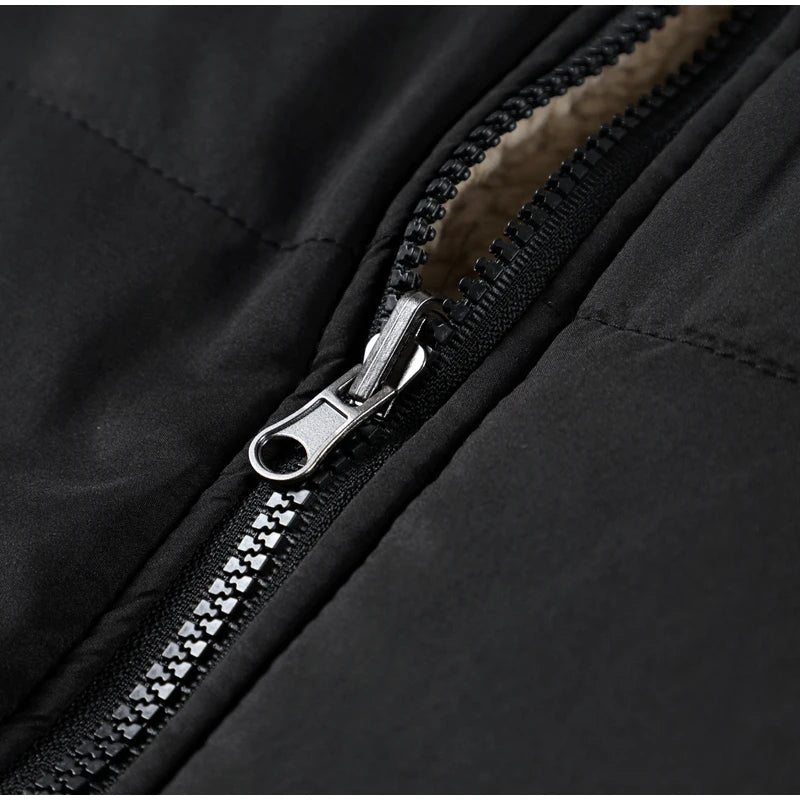 Women’s Winter Lambswool Fleece Parka | Quilted, Hooded, Long Warm Jacke