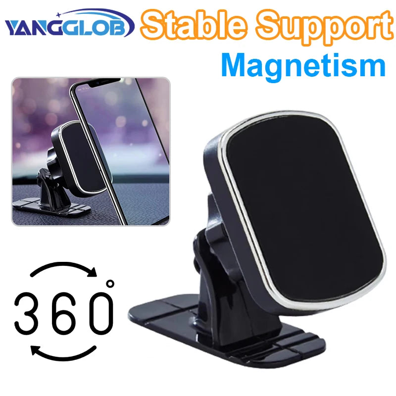 Car Phone Mount Highly Compatible Powerful Magnet One-hand Operate Magnetic Mount Car Phone Holder for Vehicle