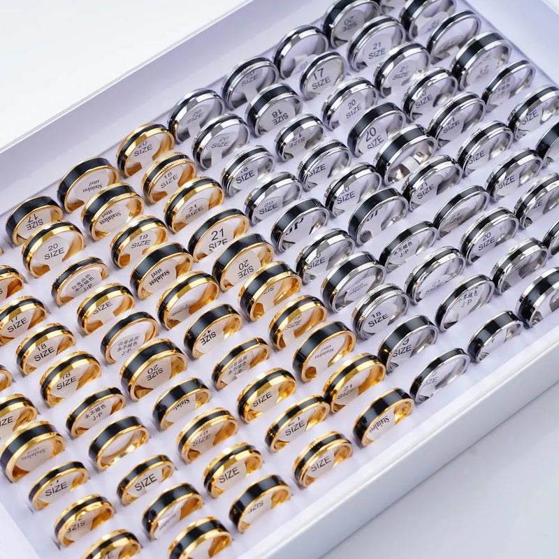 Stainless Steel Wedding and Engagement Band – Unisex Design