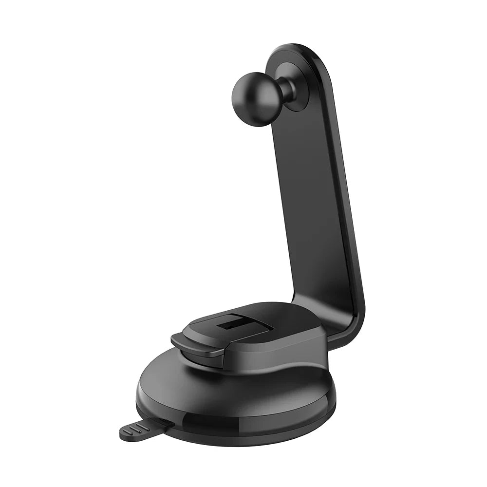 Universal Suction Cup Car Phone Holder with Telescopic Arm And Foldable Design 17mm Ball Mount for All Smartphones
