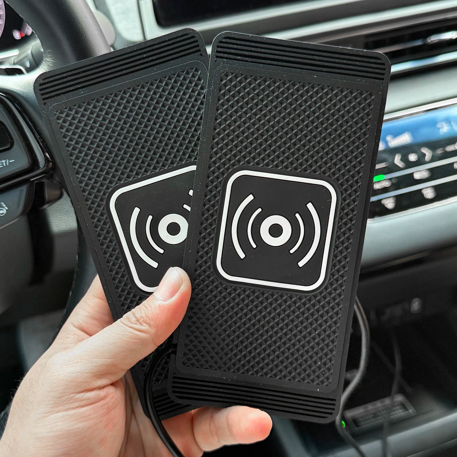 Wireless Car Charger Charging Pad 15w Non Slip Qi Fast Charger for Car Wireless Phone Charger for Android for IPhone 11/12/13/14