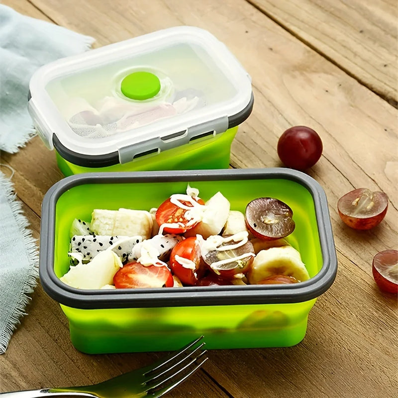 Collapsible Silicone Food Storage Containers (Set of 3 or 4)
