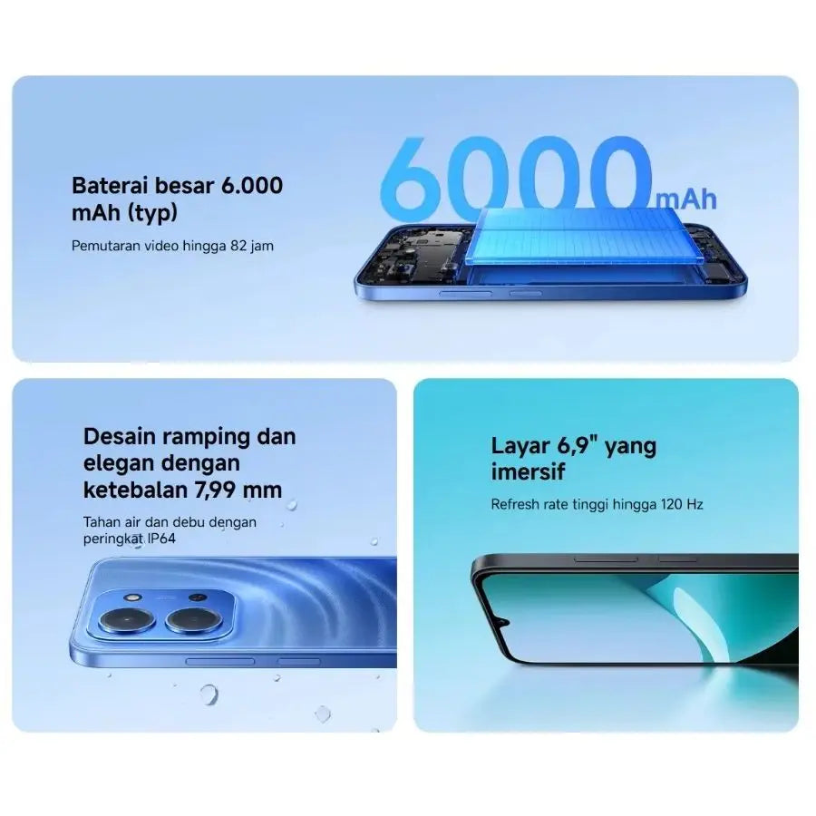 2026 (Latest Model) Redmi 15C 8+ 256GB Global Edition Smartphone, Dual SIM, 6.5-inch FHD+ Display, MediaTek Helio G85 Gaming Pro
