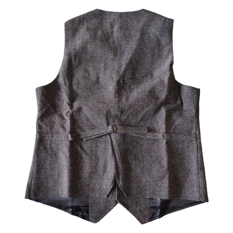 Men’s Formal Slim Fit Vest with Button Closure