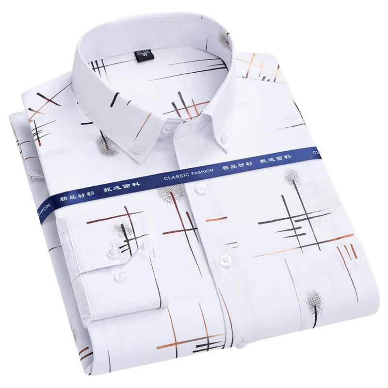 Men’s Non-Iron Wrinkle-Free Dress Shirt