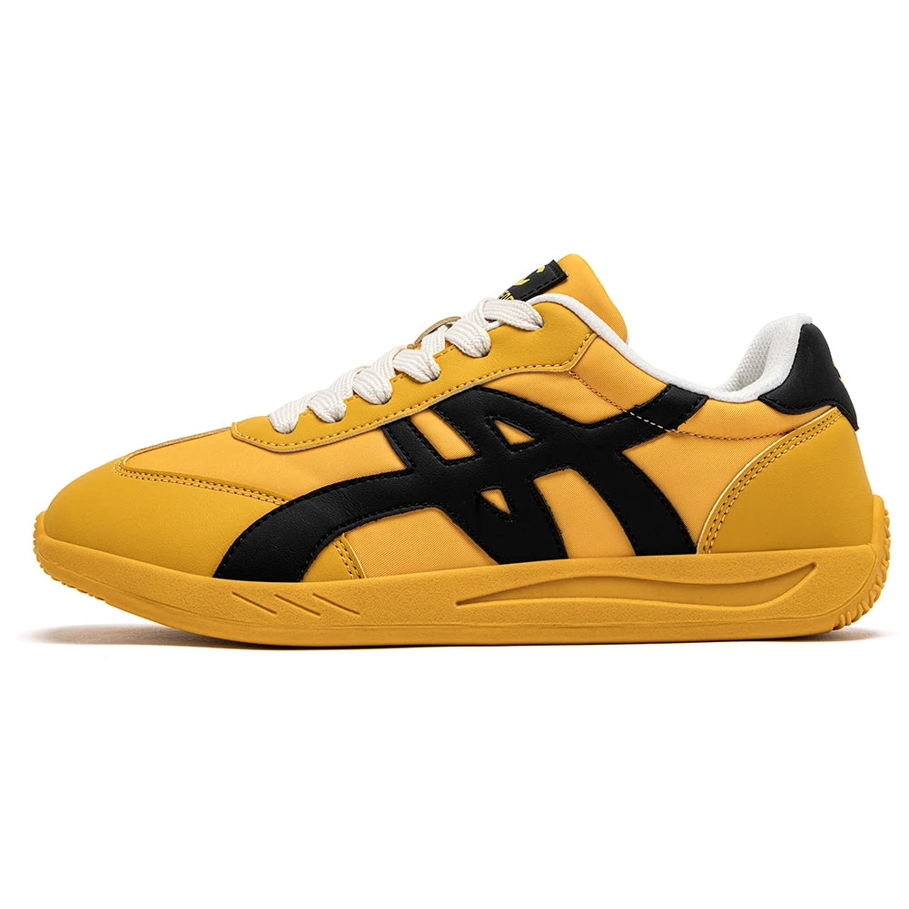 HOBIBEAR Barefoot Shoes Unisex Wide Width Artificial Leather Sneakers Classic Retro Minimalist Walking Shoes