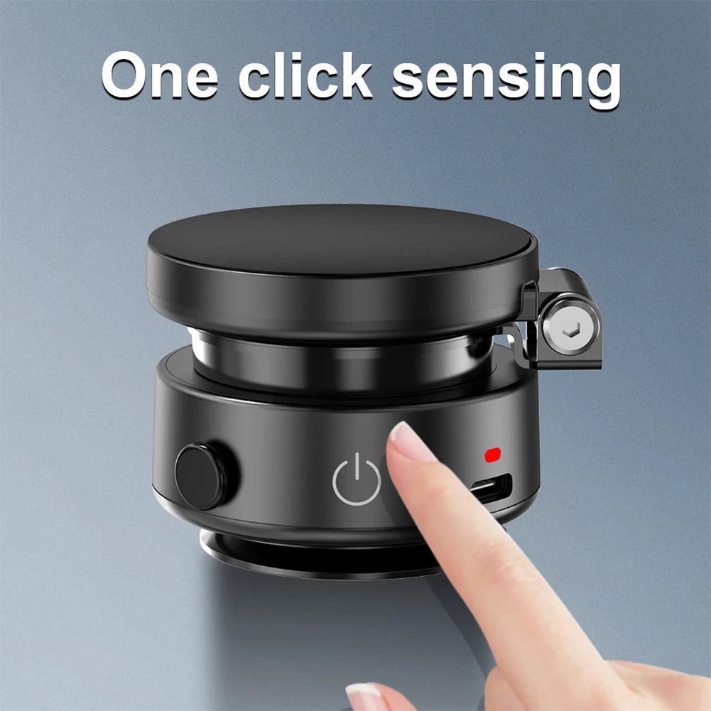 Magnetic Vacuum Car Phone Holder 360° Rotatable Folding Intelligent Car Mount Magnetic Car Stable Holder for iPhone