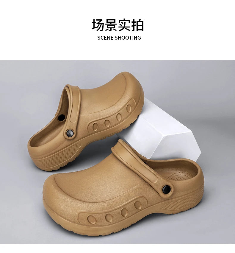 Jumpmore Kitchen Working Shoes Washing Car EVA Raining Waterproof Shoes Size 39-46