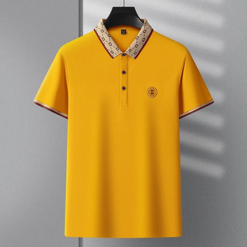 Men’s Embroidered Long Sleeve Dress Shirt