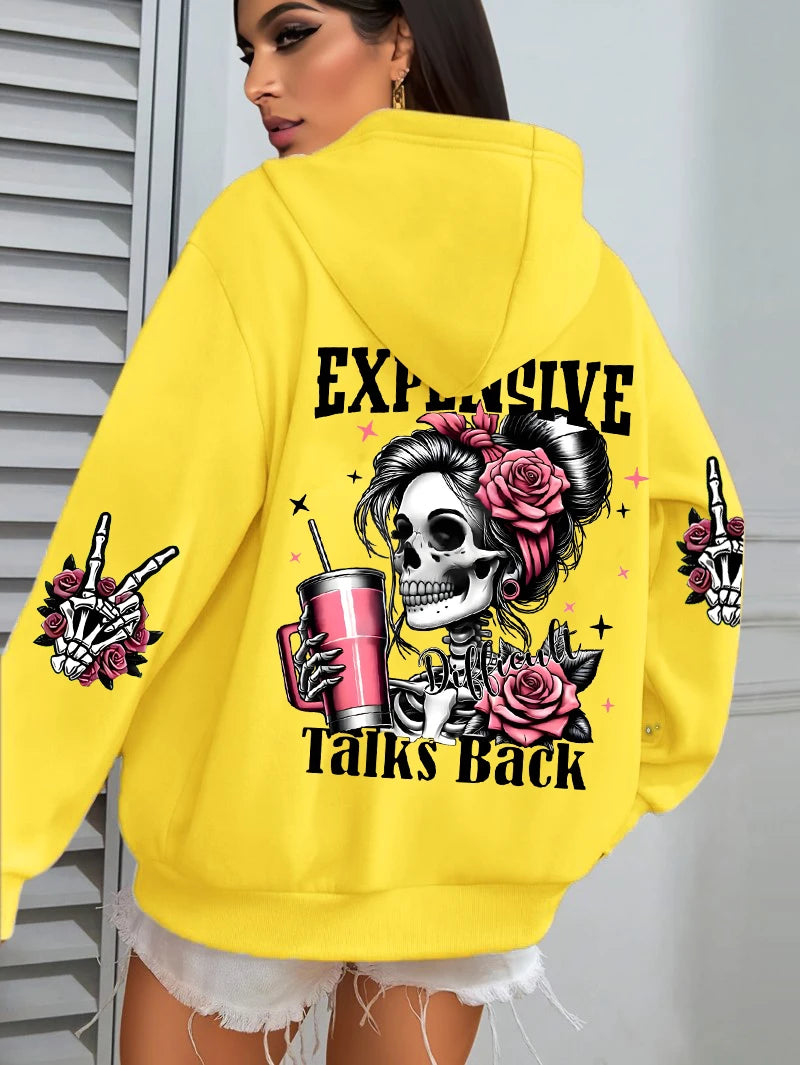 Women’s Plus Size Fleece Hoodie – Casual Pullover Sweatshirt