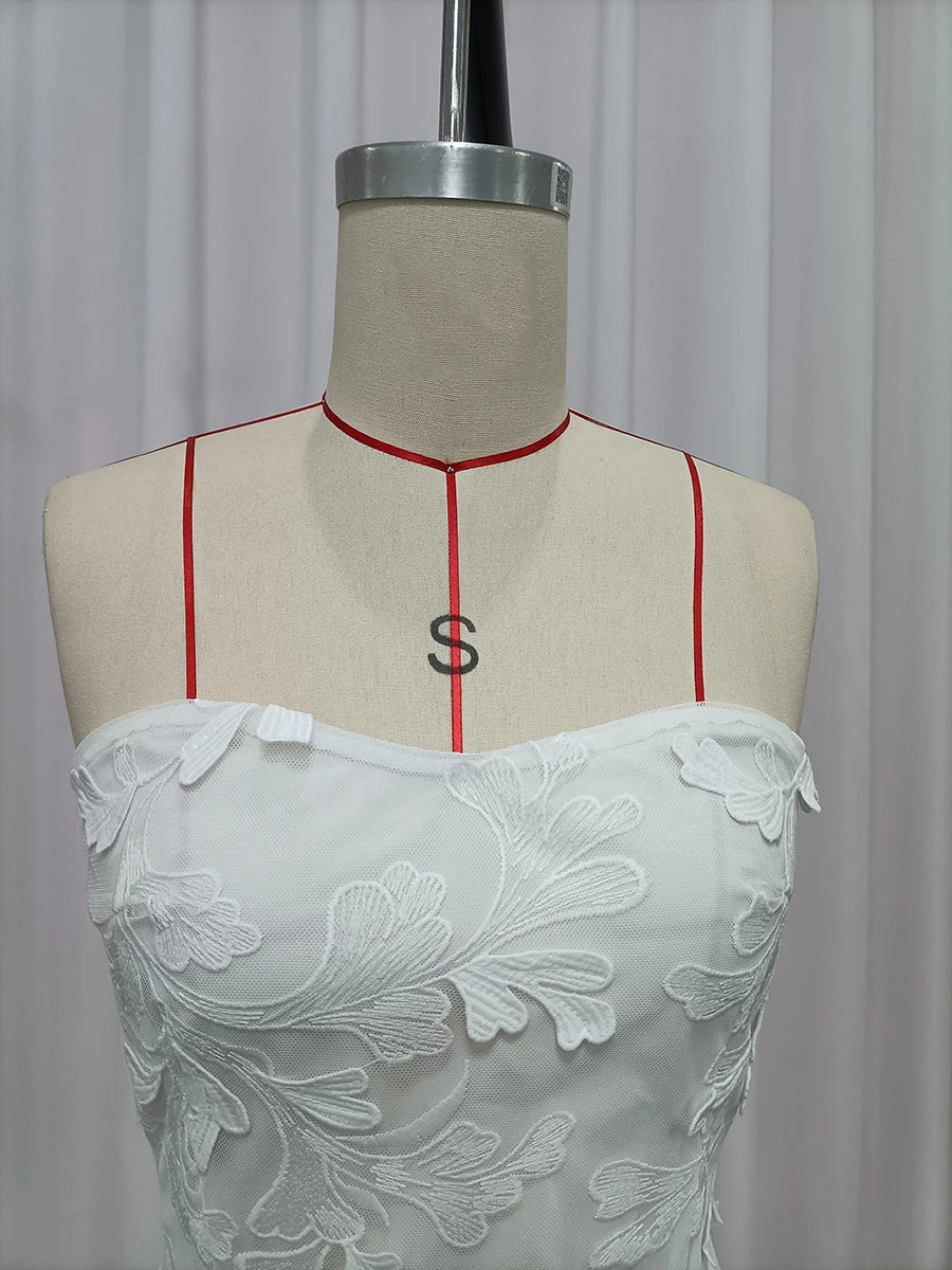 Dresses for Women Strapless Sleeveless High Waist Solid Mesh Mini Dress Female Fashion