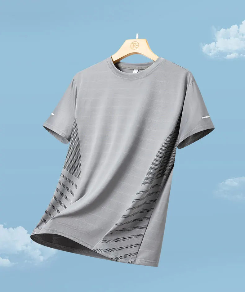 Men’s Quick Dry Running T-Shirt Breathable Lightweight Gym Workout Shirt