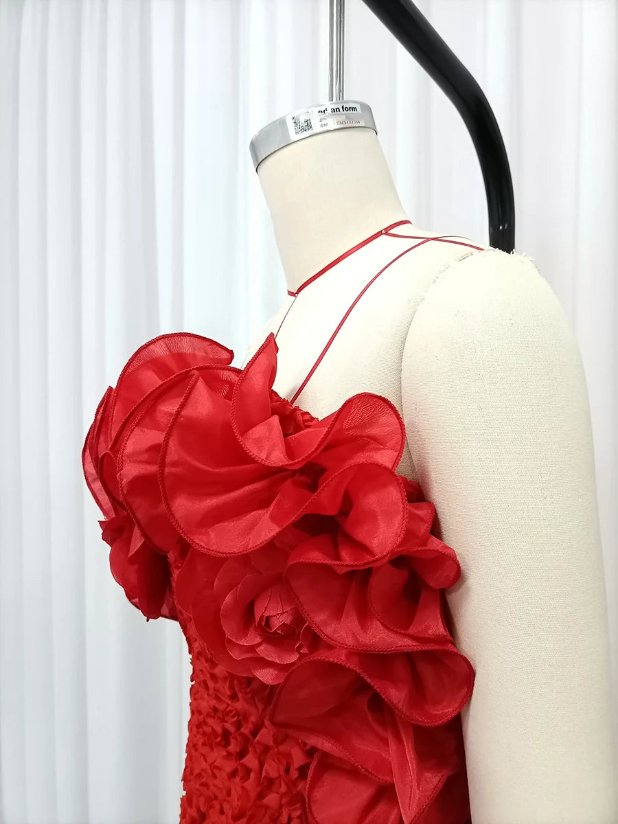 Dresses for Women Strapless Sleeveless High Waist Slimming Mini Solid Dress Female Fashion