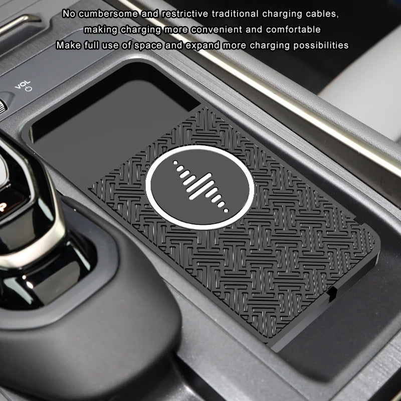 Customizable design for car wireless charger, mobile phone wireless fast charging board, multi device charging station, 15W anti