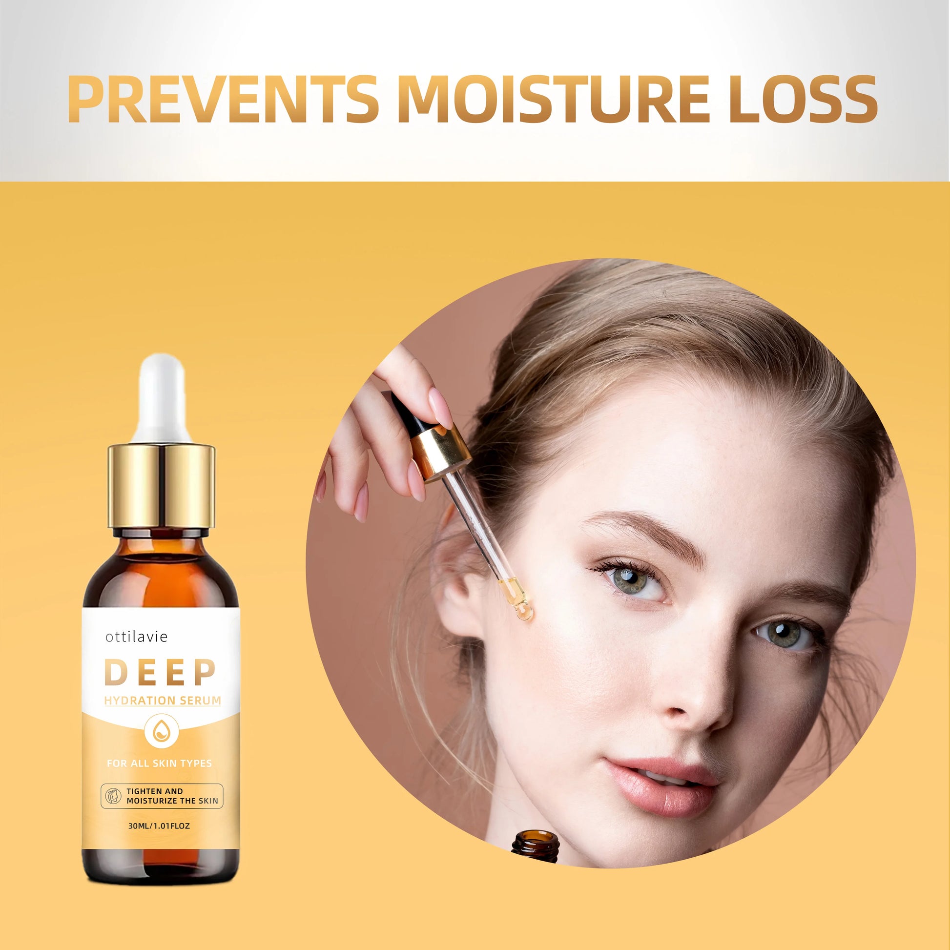 Hydrating Face Serum with Moisturizing Formula for All Skin Types